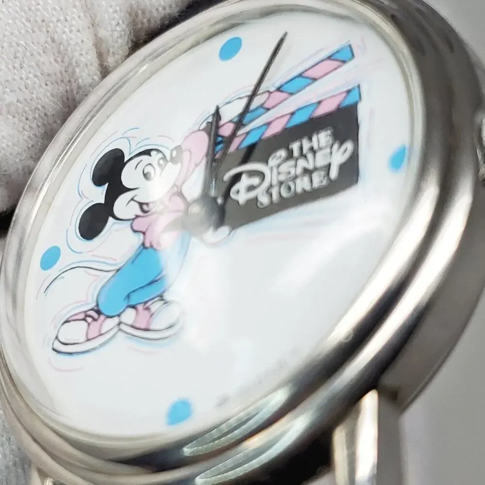Rare Disney Store Mickey Mouse Clapper Watch Vintage